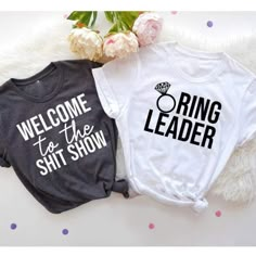 Ringleader welcome to the shitshow funny bachelorette party shirts – GST Funny Bachelorette Shirts, Bachelorette Party Shirts Funny, Welcome To The Shitshow, Funny Bachelorette, Nashville Bachelorette Party, Babe Shirt, Wedding Party Shirts