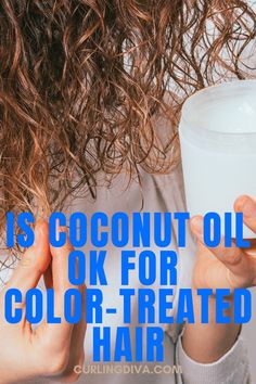 Is coconut oil OK for color-treated hair Diy Hair Color, A Broom, Lost Hair, Colored Hair, Bleached Hair, Color Treated Hair, Diy Hair, The Salon, Number Two