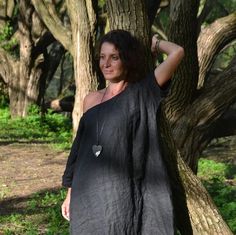 Boho Linen Dress.sexy Black Color.plus Size Linen Dress.more Color - Etsy Bosnia and Herzegovina Black Linen Dress For Beach In Spring, Black Linen Dress For Spring Beach Outing, Black Bohemian Linen Summer Dress, Black Bohemian Linen Dress For Summer, Chic Black Linen Beach Dress, Chic Black Linen Dress For The Beach, Black Bohemian Linen Dress, Chic Black Linen Dress, Black Linen Beach Dress For Summer