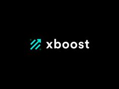 the logo for xboost on a black background