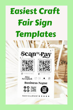 craft fair table display ideas for signs Diy Sign For Craft Booth, Free Craft Show Printables, Craft Show Advertising Signs, Craft Market Signage Ideas, Price Labels Craft Fair, Craft Show Booth Display Ideas For Signs Price Tags, Craft Fair Table Signs, Craft Fair Payment Sign, Craft Show Sign Display