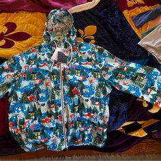 Multi Colored Christmas Scenery Jacket. Runs True To Size, With A Little Room. Christmas Jacket, Mens Fleece Jacket, Polo Ralph Lauren Sweatshirt, Ralph Lauren Sweatshirt, Levis Denim Jacket, New Balance Black, Golf Jackets, Patagonia Jacket, Mens Flannel