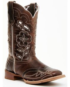 Leather upper with mesh lining 11" shaft height Womens Cowgirl Boots, Tall Women, Boots For Sale, Cowgirl Boots, Contrast Stitch, Boot Shop, Western Wear, Western Boots, Leather Upper