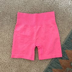 Never Worn Shein Biker Shorts Small High Waist High Stretch Pink Shorts, Pink High-waist High-stretch Shorts, High-waist High-stretch Pink Shorts, Pink High Stretch Athletic Shorts, Pink High-stretch Athletic Shorts, High Stretch Pink Biker Shorts, High Stretch Pink Shorts, High Stretch Mid-thigh Summer Shorts, Pink High Waist Athletic Shorts With Built-in Shorts