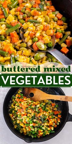 Get ready to transform your bag of frozen mixed vegetables into a flavor-packed side dish. These buttered mixed vegetables are perfect all year round alongside almost any kind of main dish. Frozen Mixed Vegetable Recipes, Mixed Vegetable Recipes, Mixed Vegetable Casserole, Mix Vegetable Recipe, Frozen Mixed Vegetables, Easy Summer Salad, Veggie Side Dish, Buttered Vegetables, Mixed Veggies