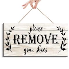 PRICES MAY VARY. 【Remove Your Shoes Sign】Elevate your home's ambiance with our Remove Your Shoes Sign for the Front Door. This rustic farmhouse front door sign doubles as a Shoes Off Sign and modern farmhouse wall decor, making it a charming addition to your entryway. 【Premium Solid Wood】Crafted from high-quality solid wood material, our sign boasts a substantial 0.3-inch thickness, setting it apart from the flimsy 0.2-inch alternatives on the market. You're investing in a sturdy and long-lastin Rustic Farmhouse Front Door, Please Remove Your Shoes Sign, Remove Your Shoes Sign, No Shoes Sign, Remove Shoes Sign, Shoes Off Sign, Please Remove Your Shoes, Remove Your Shoes, Sign For Front Door