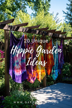 Infuse your garden with free-spirited vibes through hippie garden ideas full of color and charm. Boho Garden Ideas Diy Outdoor Spaces, Bohemian Garden Diy, Boho Garden Ideas Diy, Landart Ideas, Witchy Garden Ideas, Cottage Core Backyard, Peace Sign Aesthetic, Medicine Wheel Garden, Peace Pole Diy