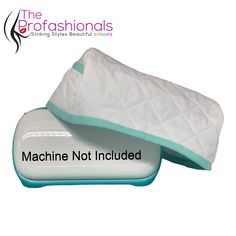 two pillows sitting on top of each other with the words machine not included above them