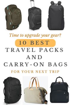 carry on travel bags Best Carry On Backpack For Women, Backpack Carry On, Best Travel Bags For Women Carry On, Carry On Bags For Women Travel, Travel Personal Item Bags, Best Travel Purse, Best Carry On Luggage For Women, Best Carry On Bag For Women, Carry On Backpack For Women