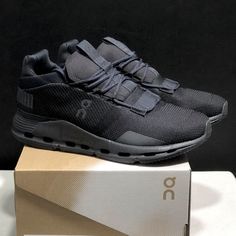 100% Authentic. Brand New In Box. Women's On Cloudnova Running Shoes Color: Black Eclipse Style Code: 2699814 002 Black High-top Walking Shoes With Laces, Black Running Shoes With Abzorb Midsole, Black Running Shoes For Walking With Abzorb Midsole, Black Slip-on Running Shoes With Textured Sole, Functional Black Walking Shoes With Textured Sole, Black Walking Shoes With Boost Midsole, Black High-top Running Shoes With Textured Sole, Black Low-top Walking Shoes With Textured Sole, High-top Black Walking Shoes With Boost Midsole