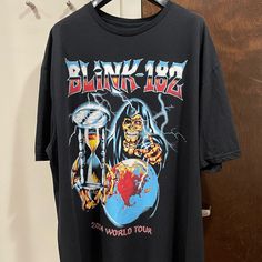 Brand New Never Worn - Size Xl - Purchased At The Fenway Boston Stop 07/23/2024 Marina City, Concert Style, Concert Fashion, Tour Merch, Blink 182, Mens Band, Music Fashion, Metal Music, Band Tees