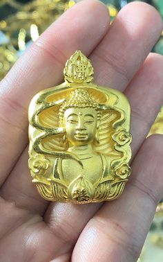 Vintage 24K 9999 Pure Gold Buddha Pendant....Marked 9999...Total of weights 9.8grams...Measure Include the Bail H 1 5/8'' W 1 1/8''...It's in very good condition. Traditional Gold Carved Necklace, Gold Jewelry For Collectors And Festivals, Collectible Gold Jewelry For Festivals, Gold Buddha, White Topaz Earrings, Buddha Pendant, Topaz Earrings, Solid Gold Rings, Vintage Pendant