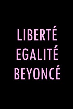 the words liberte, legalite, and beyond are in pink on black