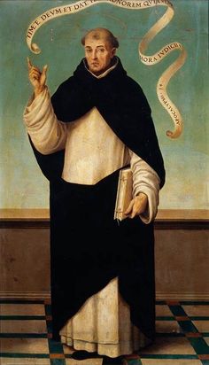 a painting of a man holding a book in his right hand and wearing a black robe