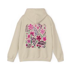 Get fully bloomed in our Pink Flower Hoodie! Perfect for adding a pop of color to your wardrobe. Stay cozy and cute with its soft material and unique floral design. A must-have for any flower child (or hoodie addict)! ♥ We want you to be happy with your item, and for it to bring you joy! If you have any problems with your order or your item, please contact us prior to leaving a review. We will do what we can to take care of you and ensure that you are a happy customer. If you are satisfied, we w Flower Hoodie, Floral Hoodie, Flower Child, Must Haves, Pink Flowers, Color Pop, Floral Design, Sweatshirts Hoodie, Wardrobe