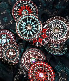 Patani Dress, Beaded Placemats, Beaded Medallion, Navratri Collection, Coin Belt, Belly Dance Outfit, Rock Painting Ideas Easy, Afghan Dresses