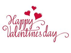 happy valentine's day lettering with hearts on white background stock photo - budget conscious