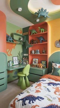 3 Year Boy Room Ideas, Boy Car Bedroom Ideas, Little Boy Room Ideas Bedrooms Kids, Brother Room Ideas Shared Bedrooms, Colorful Kids Room Boy, Modern Kids Bedroom Boys Interior Design, Toddler Room Boy Ideas, Green Little Boys Room, Boy Rooms Toddler