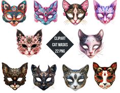 Step into the realm of feline whimsy with our enchanting collection of Cat Masks! Whether you're preparing for a masquerade ball, adding a playful touch to a costume party, or simply embracing your inner cat lover, our cat masks are the purrfect choice. Each mask is meticulously crafted to capture the grace and charm of these beloved creatures, allowing you to transform into a mysterious and alluring feline presence. Our Cat Masks collection features a variety of designs, from elegant and sophis Maskerade Mask, Cat Masquerade Mask, Cat Masks, Background High Quality, Cat Mask, Masquerade Mask, Masquerade Ball, Fete Halloween, Everyday Dresses