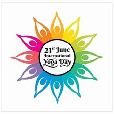 the logo for international yoga day