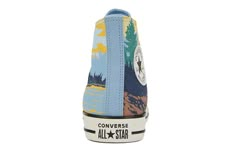 Converse Chuck Taylor All Star 170844C Cool Converse High Tops With Fun Treatments, Converse Shoes Different Colors, Cool Converse Pattern, Unique Converse, Fun Converse High Tops, Painted Converse High Tops, Green Converse High-top Sneakers For Outdoor, Painted Converse, Cold Fashion