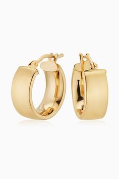 The One Large Hoops are easy to love. With a sleek design, and bolder look, these hoops will add polished shine to any ear stack or stand out solo as your go-to statement earrings. Metal: 14k Yellow Gold Dimensions: 6mm Tube, 20mm Inner Diameter Weight: 2.4 Grams Origin: Crafted in Arezzo, Italy Good Hoops Earrings, Arezzo Italy, Ear Stack, Earrings Metal, Easy To Love, Gold Hoops, Statement Earrings, Sleek Design, Things I Want