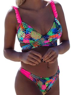 🚚FREE Shipping on orders over $60 ✨ use Code: "Mylook" for Extra Discount at checkout Type: Split swimsuit Pattern Type: printing Color: Rose Red, Blue Chest Pad: Yes Swimsuit Pattern, Blackpink Fashion, Clothing Dresses, Chest Pad, Women Swimsuits, Fashion Item, Crochet Bikini, Clothing Items, Red Blue