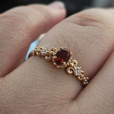 10k/14k/18k Gold 6x4mm Garnet Ring/solid Gold Garnet Ring/handmade Garnet Ring/best Mothers Day Gift/christmas Gift - Etsy Graduation Ring, Gold Garnet Ring, Garnet Wedding Rings, Garnet Wedding, Graduation Rings, Pretty Engagement Rings, Garnet Engagement Ring, Pearl Engagement Ring, Whimsical Jewelry