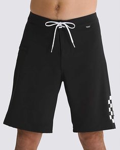 The Daily Solid 18'' Boardshorts Black Activewear For Summer Water Sports, Black Activewear For Water Sports, Black Summer Activewear For Water Sports, Black Shorts With Built-in Shorts For Water Sports, Black Shorts With Built-in Liner For Water Sports, Water Sports Bottoms With Built-in Shorts In Black, Black Moisture-wicking Athletic Shorts For Surfing, Moisture-wicking Black Athletic Shorts For Surfing, Functional Black Bottoms For Water Sports