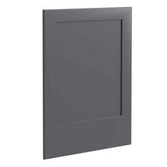 an image of a gray door on a white background with clipping for the bottom