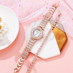 Classic Fashion Style, Watch And Jewelry, Rose Gold Quartz, Rose Gold Watches, Luxury Diamonds, Women Watches, Rose Gold Watch, Rose Gold Jewelry, Classic Fashion