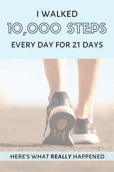 What changes happen in your body and mind when you take 10,000 steps a day? Here's how the 10,000 step challenge changed my life. Walking Off Weight 30 Day, Daily Walking Challenge, Walking Off The Pounds, Walking For Fitness Workout Plans, Walk The Weight Off 30 Day, Walk 30 Minutes A Day, 10 Exercises To Do Every Day, Walking Health Benefits, Walking Challenge For Fat Loss