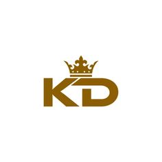 the letter kd with a crown on top