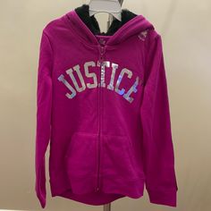 Justice Girls Sports Full Zip Jacket Hoodie Fur Hood New With Tags Size 7 Ships From A Smoke Free, Pet Free Home Full Zip Black Faux Fur Hood Super Soft Stripes On Sleeves Pockets Pretty Burgundy Pinkish Color 60% Cotton, 40% Polyester Faux Fur - 100% Polyester Purple Hooded Winter Top, Sporty Purple Sweatshirt For Winter, Sporty Purple Hoodie For Winter, Sporty Purple Winter Hoodie, Pink Sports Hooded Jacket With Double-lined Hood, Pink Double-lined Hooded Sports Jacket, Pink Double-lined Hooded Jacket For Sports, Pink Sports Hooded Jacket With Adjustable Hood, Purple Hooded Sportswear Hoodie