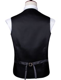 High Quality Vest+Necktie Brand: ties2you Button closure Formal Suit Vest : High Quality Material, The material of vest is soft and lightweight. No fading, no distortion, anti-wrinkle and smooth, is not easy to pilling. Important : This dress vest sizes are not same as US size. Please check the size chart carefully on product page. Excellent Design : Business vest is designed with classic V-neck, The back adjustable Waistcoat offers a more accurate fit, makes you stand out in the crowd. Match Ti Suit Dress Wedding, Business Vest, Double Breasted Vest, Mens Waistcoat, Men's Waistcoat, Slim Vest, Silk Vest, Necktie Set, Style Steampunk