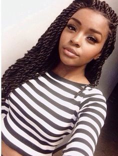 pretty black senegalese twist braids  | Long Protective Style Senegalese Twist Black Women, Black Senegalese Twist, Twist Black Women, Twist Hairstyle, Natural Hair Rules, Faux Loc, Senegalese Twist Braids, Twisted Hair, Girl Braids