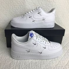 (eBay) Find many great new & used options and get the best deals for Nike Air Force 1 '07 LX Shoes Women’s SZ 9 White Hyper Royal CT1990-100 NWB at the best online prices at eBay! Free shipping for many products! Custom Embroidered Low-top Sneakers For Streetwear, Nike Sneakers With Embroidered Logo, Custom Nike Sneakers With Embroidered Logo, Nike Sneakers With Embroidered Logo And Round Toe, White Custom Sneakers With Embroidered Logo For Sports, Nike High-top Custom Sneakers With Embroidered Logo, Custom High-top Sneakers With Embroidered Logo For Sports, White Custom Sneakers With Embroidered Logo, Nike Air Force 1 For Skateboarding With Branded Insole