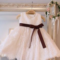 Only $58.99, Flower Girl Dresses White Lace Classic Flower Girl Dress With Burgundy Sash For Formal #TG7140 at #GemGrace. View more special Flower Girl Dresses,Cheap Flower Girl Dresses now? GemGrace is a solution for those who want to buy delicate gowns with affordable prices. Free shipping, 2018 new arrivals, shop now to get $5 off! White Sleeveless Dress With Ribbon, White Ribbon Dress For Dress-up, White Dress With Ribbon For Dress-up, Elegant Dresses With Ribbon For Dress-up, Elegant Lace Dresses With Ribbon, Fitted Lace Dress With Ribbon, White Lace Dresses With Ribbon, Fitted Lace Dress With Ribbon Detail, White Lace Dress With Ribbon