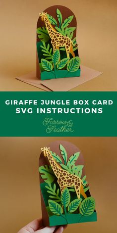 Jungle Paper Craft, Cutout Art, 3d Paper Projects, Paper Craft For Kids, Card Svg, Hand Crafts For Kids, 3d Svg