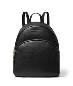 Michael Kors Abbey Women's Backpack - Medium Black Gold Hardware. Condition is "New with tags". Shipped with USPS Priority Mail. COLOR: Black DIMENSIONS: 10.5" (L) 12.5" (H) 5.75" (D) New With Tags 100% Pebbled Leather Gold Tone Hardware Zip Around Closure Top Leather Handle Adjustable Leather Back Straps Large Front Zip Pocket for Easy to Access Items Michael Kors Signature Plaque in Front of Bag Large Roomy Interior Fully Lined in Michael Kors Signature Fabric One Large Leather Trimmed Zip Com Michael Kors Standard Backpack For On-the-go, Michael Kors Leather Travel Backpack, Michael Kors Black Everyday Backpack, Everyday Michael Kors Black Backpack, Michael Kors Black Backpack For Everyday, Michael Kors Modern Standard Backpack, Modern Michael Kors Standard Backpack, Michael Kors Black Standard Backpack, Luxury Michael Kors Standard Backpack