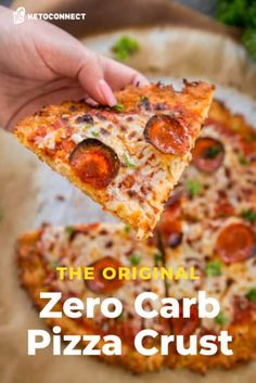 the original zero carb pizza crust