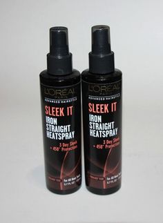 LOT (2) L'OREAL PARIS SLEEK IT IRON STRAIGHT HEATSPRAY HAIR SPRAY 5.7 OZ Items come from clean, smoke-free and pet-free home. Free shipping. Thank you for looking! Straight Hair Products, Silky Straight Hair, Hair Spray, L Oreal, Loreal Paris, Home Free, Straight Hair, Hair Products, Straight Hairstyles