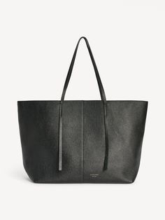 Abilla leather tote - Buy sfra-bmb-storefront-catalog online Weekend Escape, Catalog Online, Athleisure Wear, Malene Birger, By Malene Birger, Leather Cleaning, Work Bags, Oversized Silhouette, Knitwear Tops