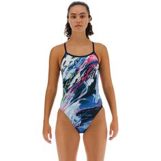 PRICES MAY VARY. Constructed with TYR’s most durable textile, Durafast Elite - this onepiece performance swimsuit utilizes high denier poly fiber and innovative circular knit construction to combine the strength and colorfastness of polyester with the comfort of spandex. Featuring a medium neckline, sleek/flexible straps, open, triple-bound X-back and high cut leg, the Trinityfit is ideal for athletes who want comfortable coverage during every swim. TYR performance swimsuits are fully lined, pro Range Of Motion, High Cut, Upf 50, 360 Degree, Sun Protection, One Piece Swimsuit, Shoes Jewelry, Motion, Sleek