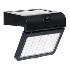 an image of a black outdoor light on a white background with clipping for lighting