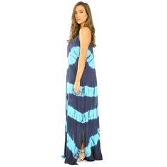 COMPLEMENT THE SUN WITH A WHOLE LOT OF STYLE Designed to Impress Looking for the perfect dress to highlight that sunny vacation? Or to wear out whenever the beautifully warm weather creeps in? The Riviera Suns tie dye maxi dress is just what you need! With its beautiful patterns, relaxed flowy fit, and comfortably soft woven rayon challis fabric, this summer dress will make any sunny day that much more brighter. And its perfect for wearing out to the beach too! Simply slip it over your swimsuit Sleeveless Lined Maxi Dress For Beach Season, Lined Maxi Sundress For Beach, Blue Spaghetti Strap Dress For Vacation, Sleeveless Lined Maxi Dress For Vacation, Blue Breezy Sundress With Spaghetti Straps, Blue Beach Dress With Spaghetti Straps For Beach Party, Sleeveless Beachwear Dresses For Warm Weather, Blue Maxi Dress For Summer Vacation, Casual Lined Sundress For Summer