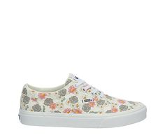 Vans Doheny Womens Sneaker Stay cool and casual in the Doheny womens Sneaker , inspired by the Vans Authentic. Featuring a breathable canvas upper , this lace-up Shoe has a cool floral design. A vulcanized midsole & signature waffle outsole cushion each step, offering elevated traction as well as style. Canvas/suede upper Lace-up closure Floral print Vulcanized midsole Waffle Rubber outsole Vans Lace-up Sneakers For Summer, Casual Spring Sneakers With White Laces, Vans Sneakers With Laces For Spring, Vans Sneakers For Spring, Casual Vans Sneakers With Floral Print, Spring Cotton Sneakers, Vans Floral Print Sneakers For Summer, Vans Floral Print Summer Sneakers, Vans Casual Sneakers For Spring