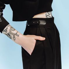 Reposhing This Item - Never Worn By Me! High-Waisted Wide Legged Trousers Featuring Contrast Adjustable Waist Tabs. Zipper + Hook Closure. Size Medium - Suggested 26-28! Wide Legged Trousers, Jumpsuit Trousers, Pant Jumpsuit, Pants For Women, Trousers, High Waisted, Size Medium, Zipper, Pants