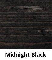 an empty stage with the words midnight black in front of it and on the bottom