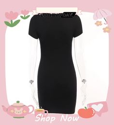 Women Summer Round Neck Short Sleeve Dress Short Sleeve Dress, Sleeve Dress, Short Sleeve Dresses, Round Neck, Dresses With Sleeves, Shop Now, Free Shipping, Clothes